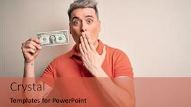  Presentation with shame - Audience pleasing slide set consisting of young-modern-handsome-man-holding backdrop and a red colored foreground