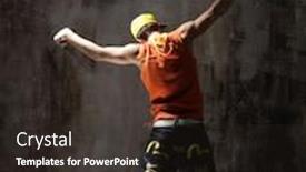  Presentation with hip hop - Slide deck enhanced with young-modern-hip-hop-male background and a wine colored foreground