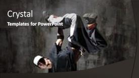  Presentation with hip hop - Beautiful slides featuring young-modern-hip-hop-male backdrop and a dark gray colored foreground