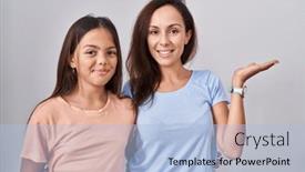  Presentation with hand palm - 