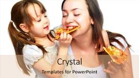  Presentation with daughter mother - Beautiful presentation featuring young mother and her little backdrop and a coral colored foreground