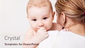 Presentation with old young - Beautiful theme featuring young-mother-and-her-six backdrop and a lemonade colored foreground