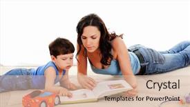  Presentation with time - Amazing presentation theme having  backdrop and a  colored foreground