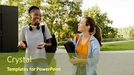  Presentation with walking together - 