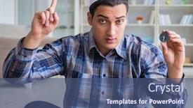  Presentation with muslim - Beautiful slides featuring young-muslim-man-praying backdrop and a ocean colored foreground