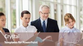  Presentation with technology social work - Presentation theme enhanced with young old - people technology work and corporate background and a  colored foreground