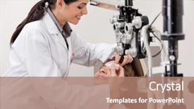  Presentation with optometrist - Cool new theme with hacker - career investigation - man sitting backdrop and a dark gray colored foreground