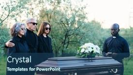  Presentation with holy bible - Presentation theme consisting of young-pastor-with-holy-bible and a ocean colored foreground