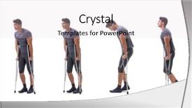  Presentation with trauma - Beautiful theme featuring young patient athlete sportsman suffering backdrop and a lemonade colored foreground