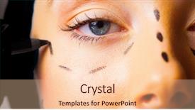  Presentation with peaceful - Beautiful slides featuring young patient with dotted lines backdrop and a lemonade colored foreground