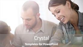  Presentation with business training - Presentation having young people filling admission form background and a gray colored foreground