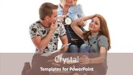  Presentation with examination - Cool new theme with young people have not time to be prepared for examination students backdrop and a coral colored foreground