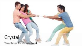  Presentation with rope - Beautiful slide set featuring squid and shrimp tempura with garlic sauce backdrop and a coral colored foreground