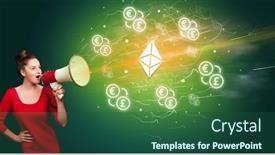  Presentation with yelling - PPT layouts having young-person-yelling-in-megaphone background and a ocean colored foreground