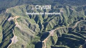  Presentation with new zealand silver fern black - Audience pleasing theme consisting of young pine tree slopes new backdrop and a ocean colored foreground