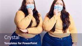  Presentation with nails - Cool new presentation with young-plus-size-twins-wearing backdrop and a navy blue colored foreground
