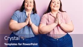  Presentation with forgiveness - Theme having young-plus-size-twins-wearing background and a navy blue colored foreground