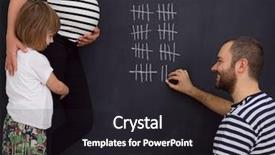  Presentation with pregnant - PPT layouts with young pregnant couple with cute background and a dark gray colored foreground