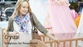  Presentation with bassinet - Beautiful slides featuring steam - steaming mud pots backdrop and a gray colored foreground