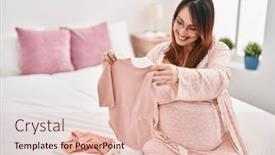  Presentation with baby clothes - 