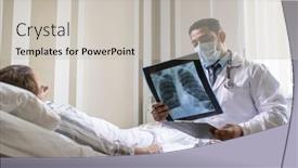  Presentation with lung - Amazing slides having young-radiologist-in-whitecoat backdrop and a light gray colored foreground