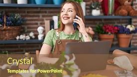  Presentation with flower woman - 