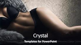  Presentation with sexy - Cool new presentation with young sexy body over retro backdrop and a black colored foreground