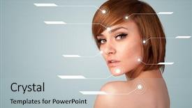  Presentation with black girl sexy fashionable mulatto - Theme featuring young sexy girl with facial background and a  colored foreground