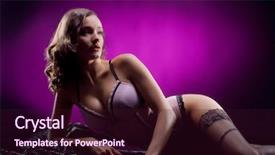  Presentation with sexy - Audience pleasing PPT layouts consisting of young sexy woman in vintage backdrop and a wine colored foreground