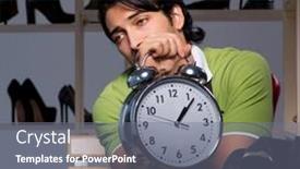  Presentation with workshop - PPT layouts enhanced with young-shoemaker-in-workshop background and a gray colored foreground