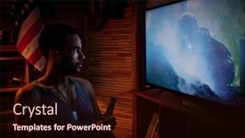  Presentation with beer bottle - PPT layouts having young-sleepless-man-with-bottle background and a wine colored foreground