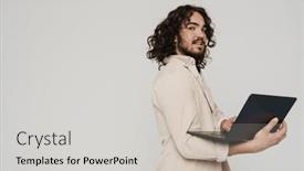  Presentation with long hair man - 