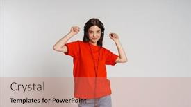  Presentation with music headphones - 