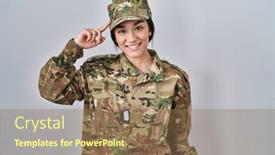  Presentation with great idea - Slide set having young-south-asian-woman-wearing background and a coral colored foreground