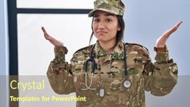  Presentation with asian - Theme with young-south-asian-woman-wearing background and a  colored foreground