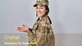  Presentation with woman hands open - Slide set enhanced with young-south-asian-woman-wearing background and a coral colored foreground