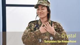  Presentation with asian - Theme consisting of young-south-asian-woman-wearing background and a tawny brown colored foreground