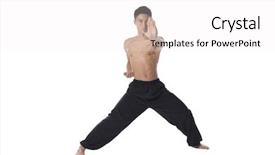  Presentation with bodybuilding - Presentation design consisting of young sportsman fitness muscle model guy making bodybuilding exercise isolated on white concept of sport health background and a white colored foreground