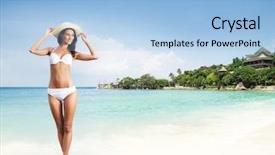  Presentation with black girl sexy fashionable mulatto - Amazing presentation theme having young sporty sexy and beautiful backdrop and a light blue colored foreground