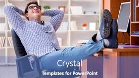  Presentation with computer - Amazing theme having young-student-at-computer-table backdrop and a  colored foreground