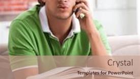  Presentation with student - PPT layouts having young-student-preparing-for-exams background and a coral colored foreground