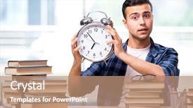  Presentation with school - Theme with young student preparing for school background and a  colored foreground