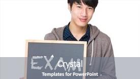  Presentation with exam - Presentation theme with  background and a  colored foreground