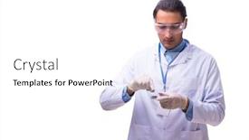  Presentation with butterfly - PPT layouts having young-student-zoologist-with-butterfly background and a white colored foreground