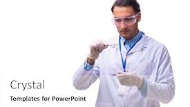  Presentation with butterfly - Audience pleasing presentation theme consisting of young-student-zoologist-with-butterfly backdrop and a white colored foreground