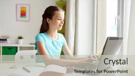  Presentation with children and social learning - Amazing PPT layouts having young students - people children education and learning backdrop and a light gray colored foreground