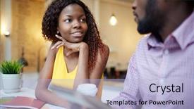  Presentation with design - Audience pleasing presentation consisting of young students of design faculty backdrop and a  colored foreground