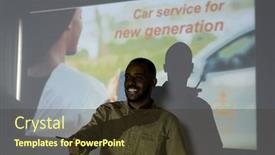  Presentation with successful - Audience pleasing slide deck consisting of young-successful-businessman-or-marketer backdrop and a tawny brown colored foreground