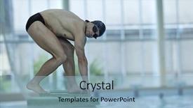  Presentation with win win - Presentation having portrait of a pretty ten years girl in big round spectacles and academic hat isolated over white background and a coral colored foreground