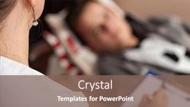  Presentation with psychotherapy - Slide deck having young teenager boy at psychotherapy lying on a sofa while counseling professional takes notes - close up focus on foreground background and a violet colored foreground